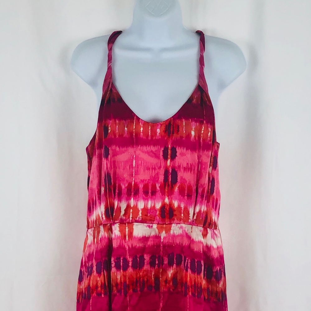 Banana Republic Silk twist strap dress pockets 6 - Picture 3 of 14